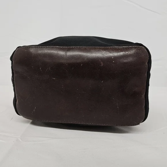 Fendi Vintage Zucca Tote Bag In Black Nylon And Leather Monogram - Picture 5 of 16